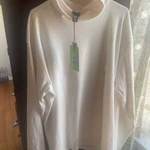 Men's White Sweater By Houston White Size XXL